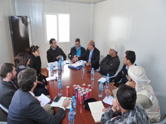 الناطق الرسمي للمخيم الاماراتي الاردني يترأس الاجتماع التنسيقي مع الشركاء الرسميين